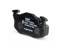 комплект спирачно феродо, дискови спирачки