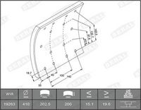 BERAL Remvoeringsset, trommelrem 2