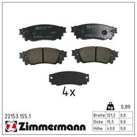 комплект спирачно феродо, дискови спирачки
