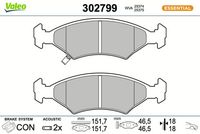 Bremsbelagsatz, Scheibenbremse