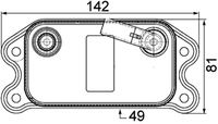 Thumbnail - Oliekoeler, motorolie - CLC73000P - MAHLE