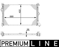 Thumbnail - Intercooler, inlaatluchtkoeler - CI222000P - MAHLE