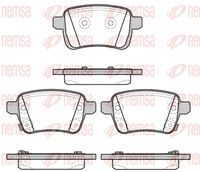 комплект спирачно феродо, дискови спирачки