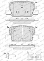 Bremsbelagsatz, Scheibenbremse