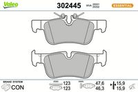 Bremsbelagsatz, Scheibenbremse