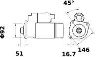 Thumbnail - Startmotor / starter - MS46 - MAHLE
