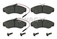 комплект спирачно феродо, дискови спирачки