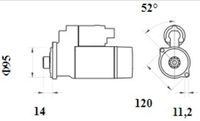 Thumbnail - Startmotor / starter - MS1079 - MAHLE