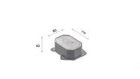 Thumbnail - Oliekoeler, motorolie - CLC265000S - MAHLE