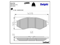комплект спирачно феродо, дискови спирачки