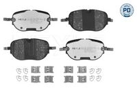 комплект спирачно феродо, дискови спирачки