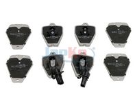 комплект спирачно феродо, дискови спирачки