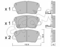 Set placute frana,frana disc CIFAM, Cod: 822-1026-0