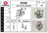 Generator / Alternator EAI, Cod: 56308