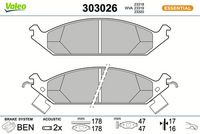 комплект спирачно феродо, дискови спирачки