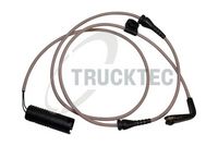 предупредителен контактен сензор, износване на накладките