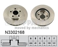 Disc frana NIPPARTS, Cod: N3302168