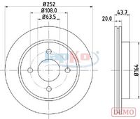 Disc frana JAPKO, Cod: 610308C