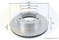 Disc frana COMLINE, Cod: ADC01169V