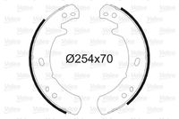 Bremsbackensatz, Feststellbremse