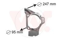 Spritzblech, Bremsscheibe