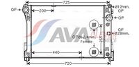 Radiator, racire motor AVA Clever Choice, Cod: MSA2546