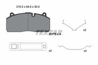 Bremsbelagsatz, Scheibenbremse