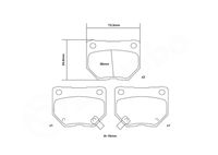 BREMBO High performance remblokkenset 3