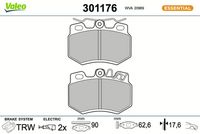 Bremsbelagsatz, Scheibenbremse