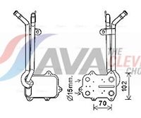 Radiator ulei, ulei motor AVA Clever Choice, Cod: VN3389