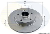 Disc frana COMLINE, Cod: ADC1164