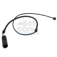 предупредителен контактен сензор, износване на накладките