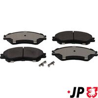 комплект спирачно феродо, дискови спирачки