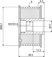 Ελεύθερη περιστροφή γεννήτριας VALEO NEW SPARE PART