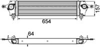 Thumbnail - Intercooler, inlaatluchtkoeler - CI200000P - MAHLE