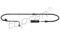 предупредителен контактен сензор, износване на накладките