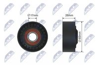 Rola intinzator,curea transmisie NTY, Cod: RNK-NS-032