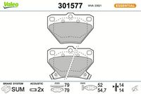 комплект спирачно феродо, дискови спирачки