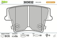 комплект спирачно феродо, дискови спирачки
