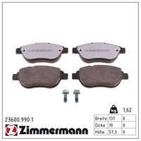 комплект спирачно феродо, дискови спирачки