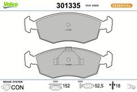 комплект спирачно феродо, дискови спирачки
