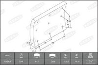 BERAL Remvoeringsset, trommelrem 2