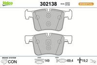 Bremsbelagsatz, Scheibenbremse