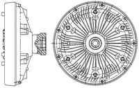 Thumbnail - Koppeling, radiateurventilator - CFC205000P - MAHLE