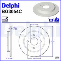 Disc frana DELPHI, Cod: BG3054C
