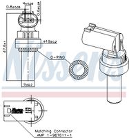 NISSENS Sensor, koelvloeistoftemperatuur 6