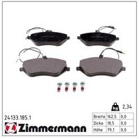 комплект спирачно феродо, дискови спирачки