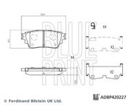 Bremsbelagsatz, Scheibenbremse