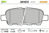 Bremsbelagsatz, Scheibenbremse