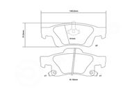 BREMBO High performance remblokkenset 3